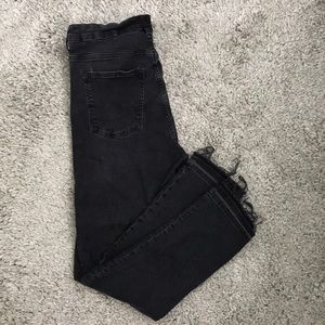 Slim High Waist Ankle Jeans
